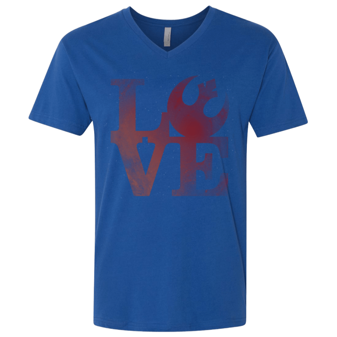 T-Shirts Royal / X-Small LOVE Rebel Men's Premium V-Neck