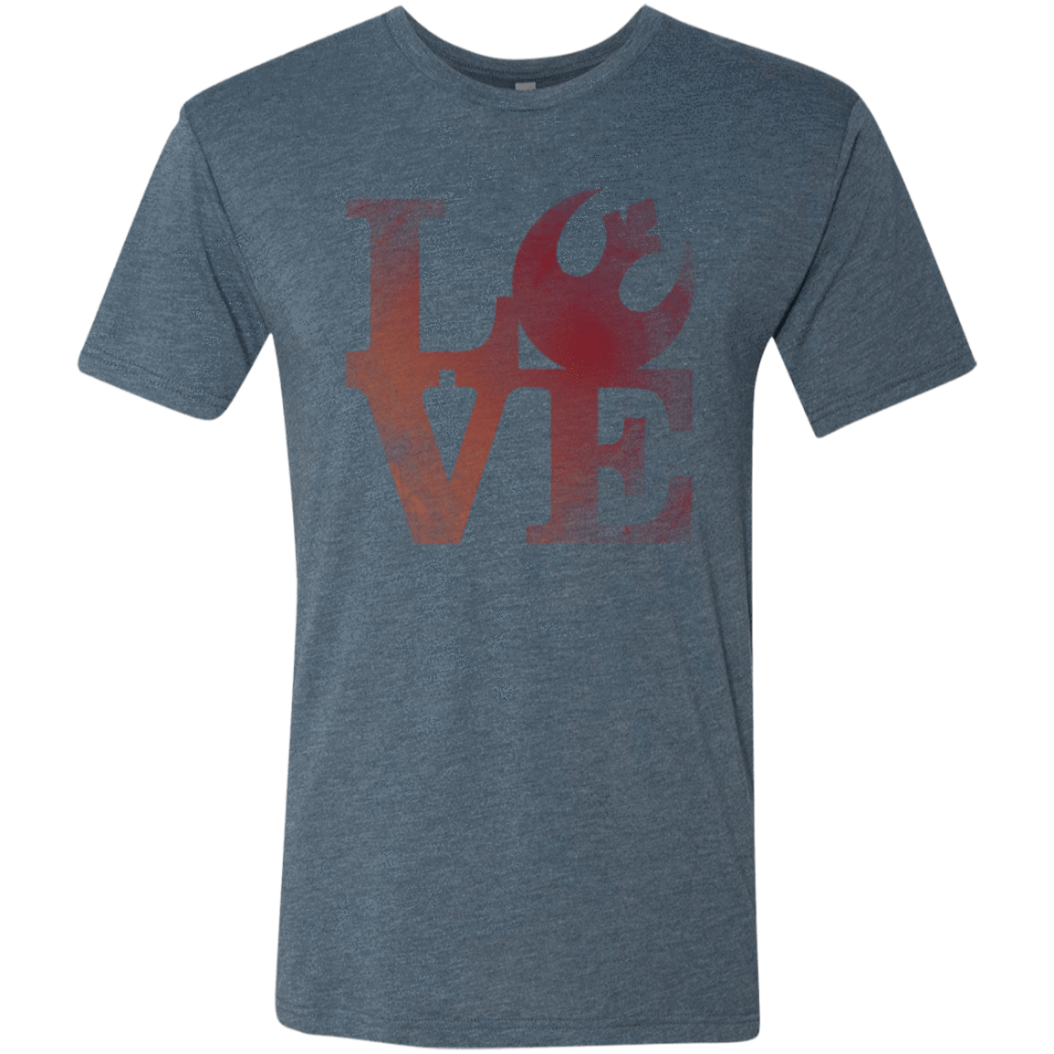 T-Shirts Indigo / Small LOVE Rebel Men's Triblend T-Shirt