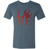 T-Shirts Indigo / Small LOVE Rebel Men's Triblend T-Shirt