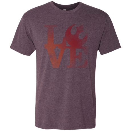 T-Shirts Vintage Purple / Small LOVE Rebel Men's Triblend T-Shirt