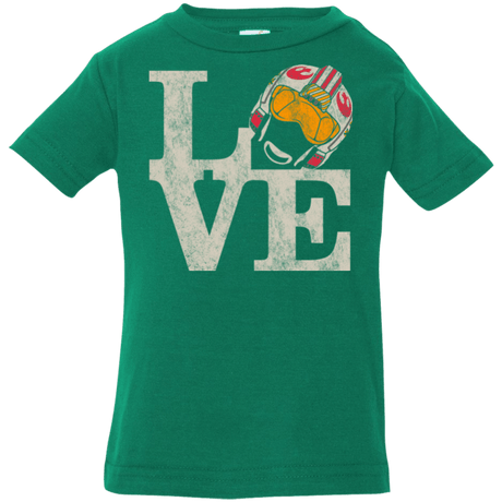 T-Shirts Kelly / 6 Months LOVE Rebel Pilot Infant Premium T-Shirt