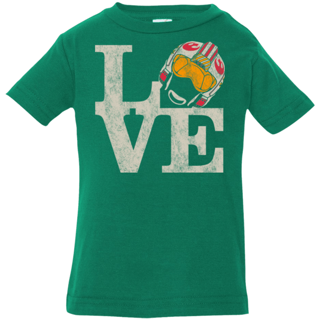 T-Shirts Kelly / 6 Months LOVE Rebel Pilot Infant Premium T-Shirt