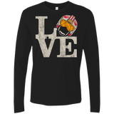 T-Shirts Black / Small LOVE Rebel Pilot Men's Premium Long Sleeve