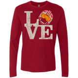 T-Shirts Cardinal / Small LOVE Rebel Pilot Men's Premium Long Sleeve