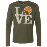 T-Shirts Military Green / Small LOVE Rebel Pilot Men's Premium Long Sleeve