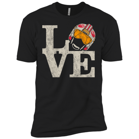T-Shirts Black / X-Small LOVE Rebel Pilot Men's Premium T-Shirt