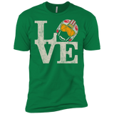 T-Shirts Kelly Green / X-Small LOVE Rebel Pilot Men's Premium T-Shirt