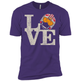 T-Shirts Purple / X-Small LOVE Rebel Pilot Men's Premium T-Shirt