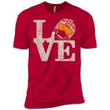 T-Shirts Red / X-Small LOVE Rebel Pilot Men's Premium T-Shirt
