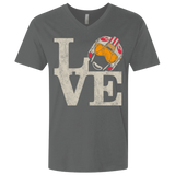 T-Shirts Heavy Metal / X-Small LOVE Rebel Pilot Men's Premium V-Neck