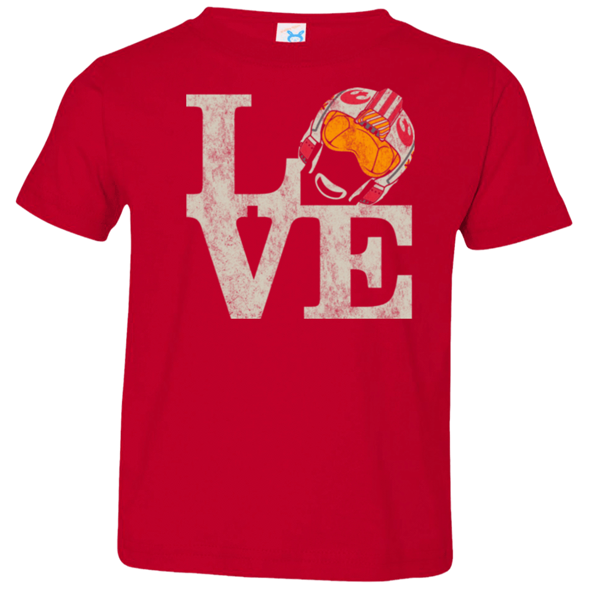 T-Shirts Red / 2T LOVE Rebel Pilot Toddler Premium T-Shirt