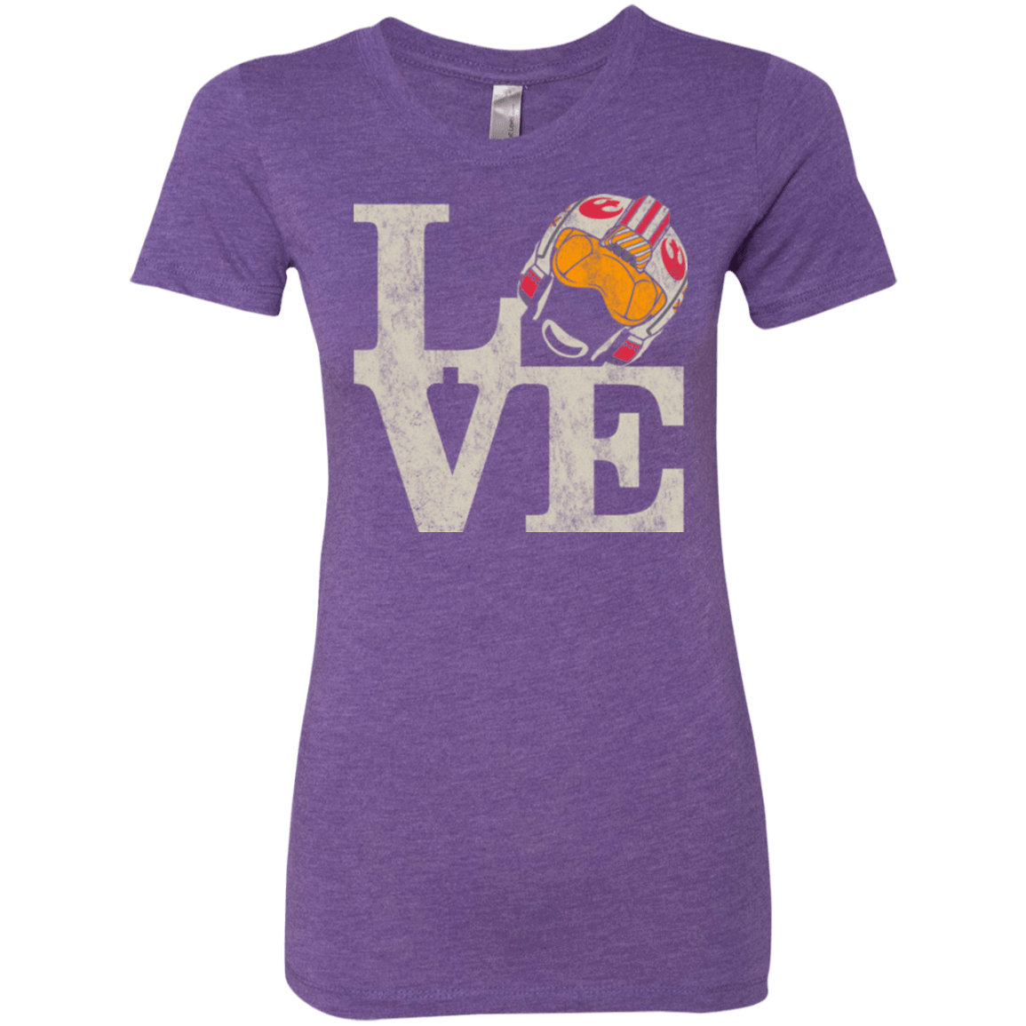 T-Shirts Purple Rush / Small LOVE Rebel Pilot Women's Triblend T-Shirt