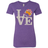 T-Shirts Purple Rush / Small LOVE Rebel Pilot Women's Triblend T-Shirt