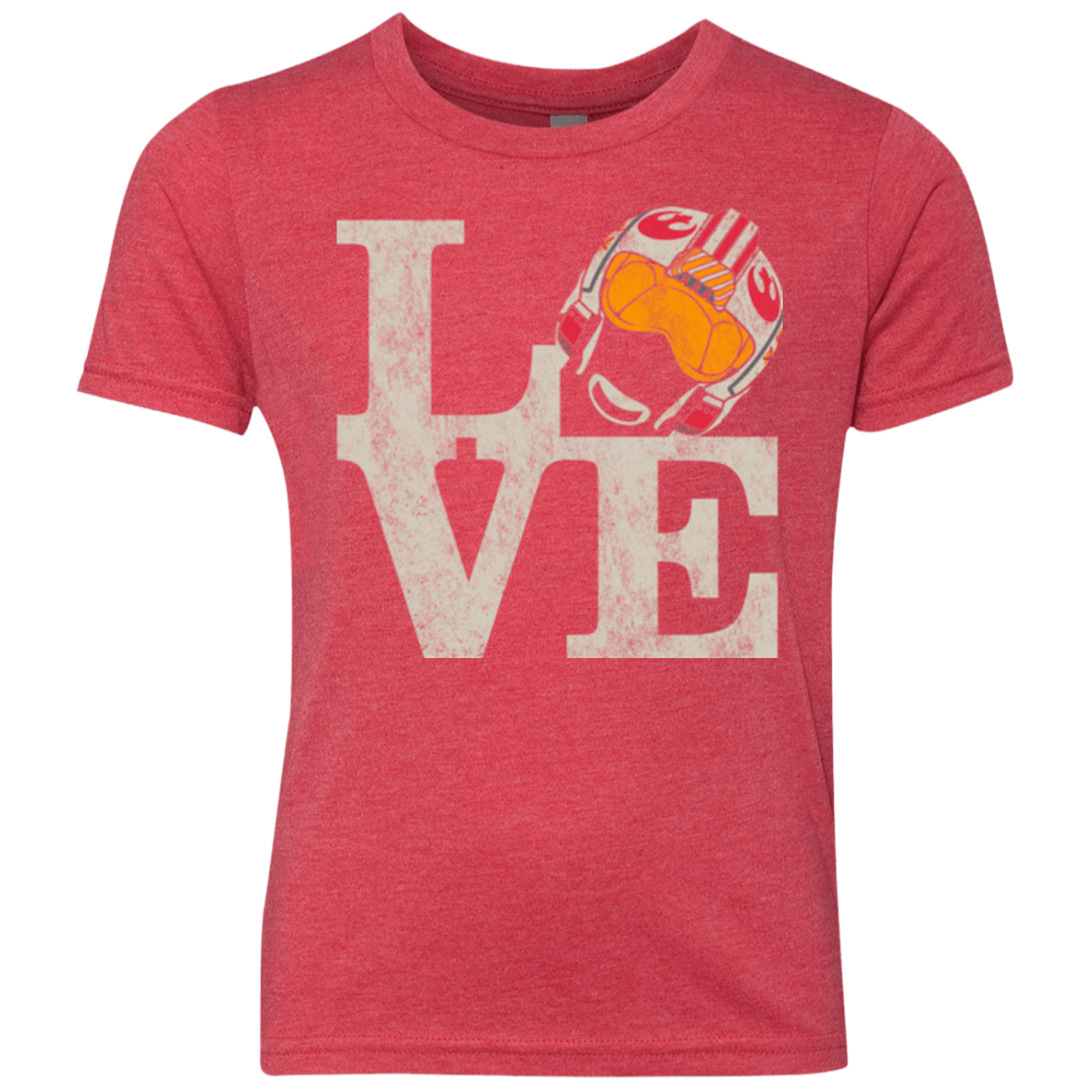 T-Shirts Vintage Red / YXS LOVE Rebel Pilot Youth Triblend T-Shirt