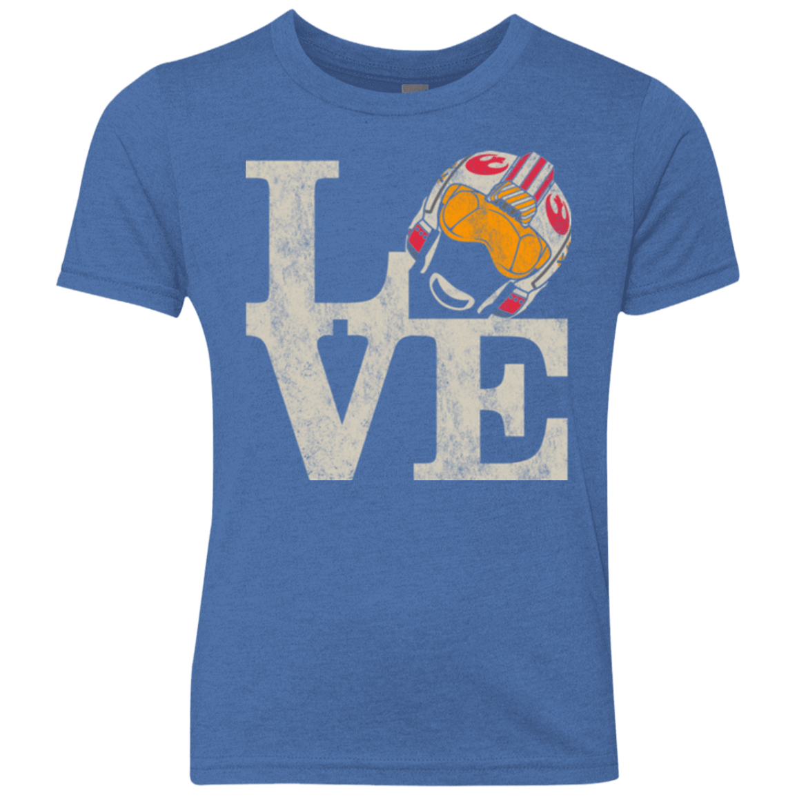 T-Shirts Vintage Royal / YXS LOVE Rebel Pilot Youth Triblend T-Shirt