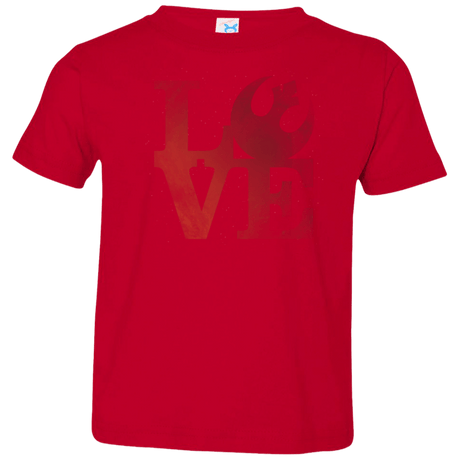 T-Shirts Red / 2T LOVE Rebel Toddler Premium T-Shirt