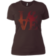 T-Shirts Dark Chocolate / X-Small LOVE Rebel Women's Premium T-Shirt