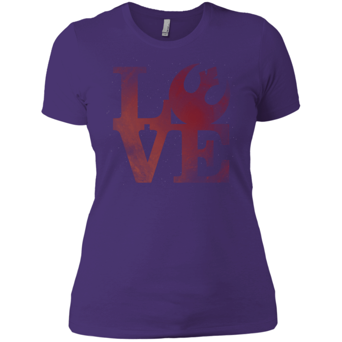 T-Shirts Purple / X-Small LOVE Rebel Women's Premium T-Shirt