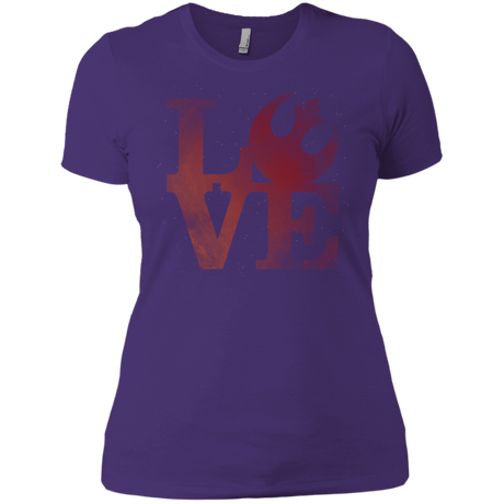 T-Shirts Purple / X-Small LOVE Rebel Women's Premium T-Shirt