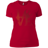 T-Shirts Red / X-Small LOVE Rebel Women's Premium T-Shirt