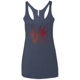 T-Shirts Vintage Navy / X-Small LOVE Rebel Women's Triblend Racerback Tank