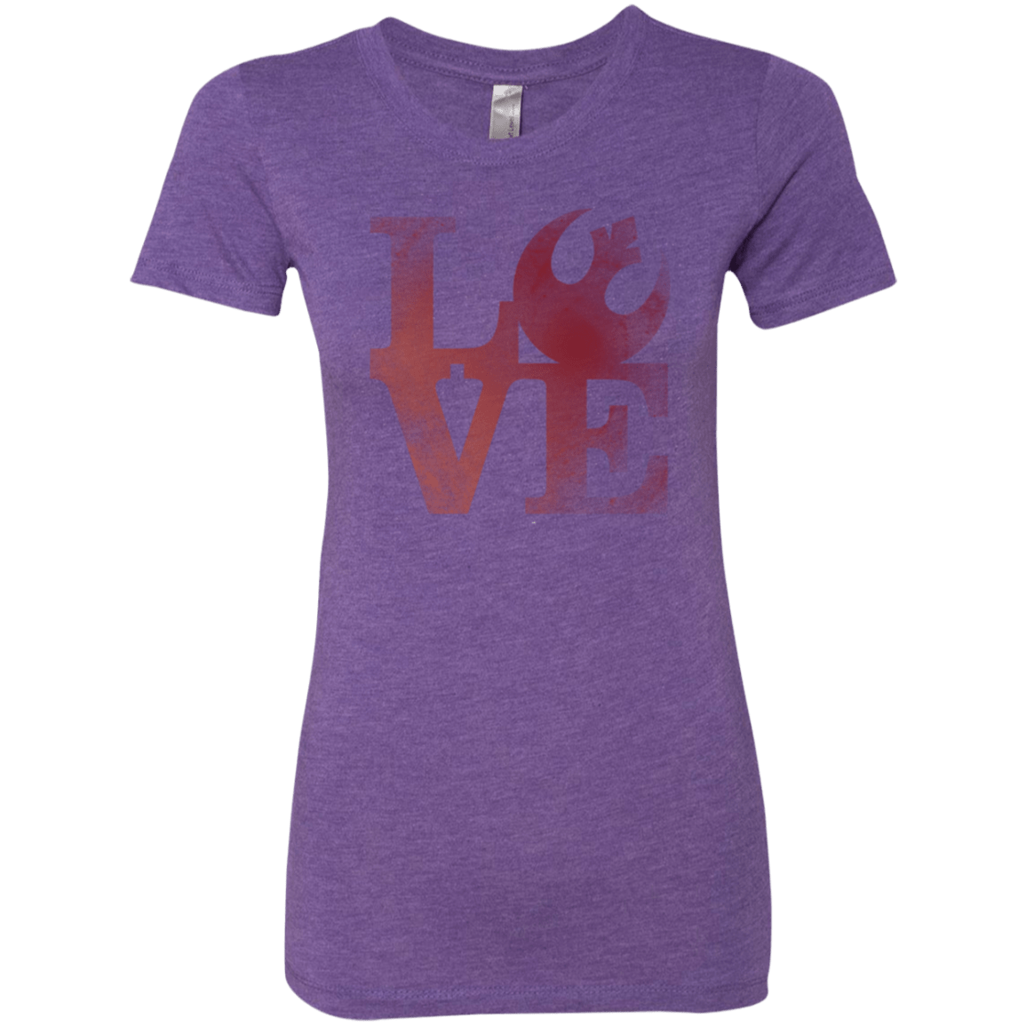 T-Shirts Purple Rush / Small LOVE Rebel Women's Triblend T-Shirt