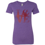 T-Shirts Purple Rush / Small LOVE Rebel Women's Triblend T-Shirt