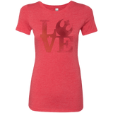 T-Shirts Vintage Red / Small LOVE Rebel Women's Triblend T-Shirt