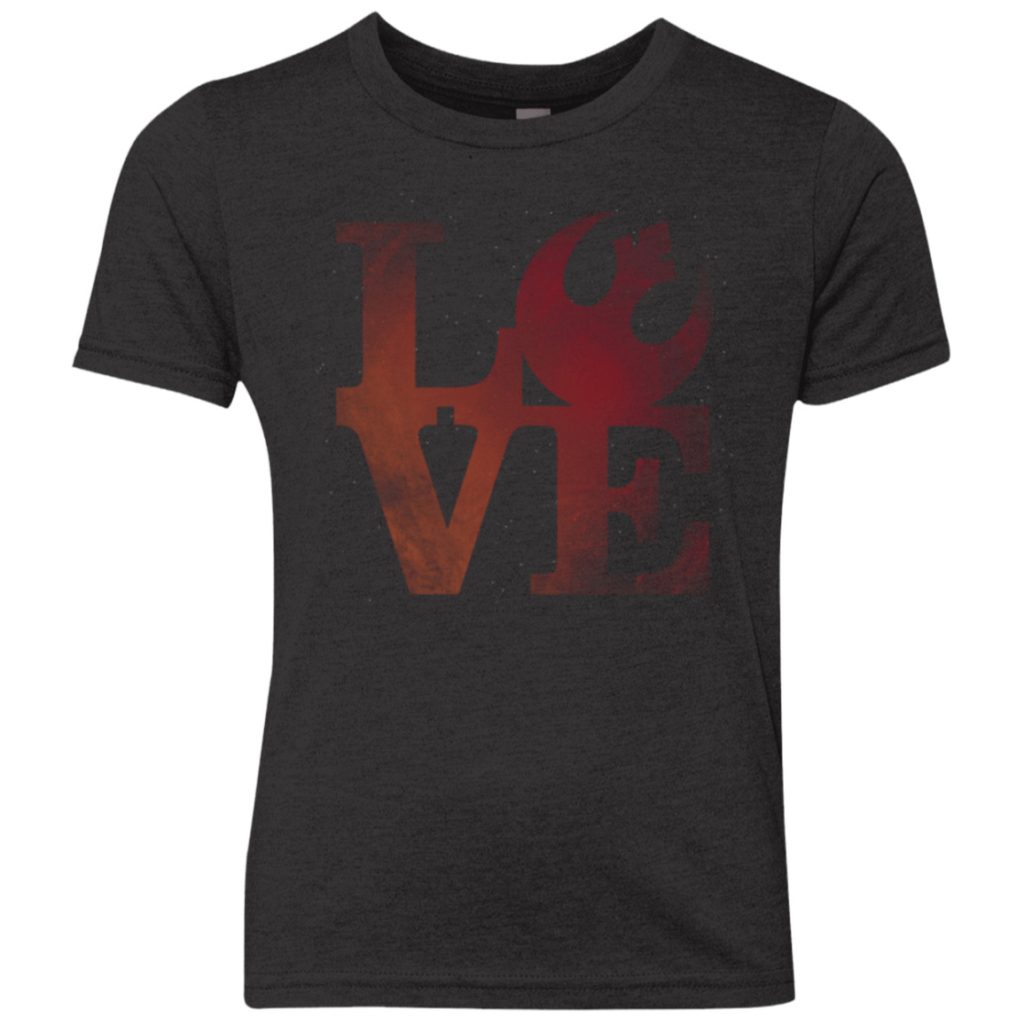 T-Shirts Vintage Black / YXS LOVE Rebel Youth Triblend T-Shirt