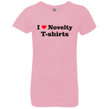 T-Shirts Light Pink / YXS Love Shirts Girls Premium T-Shirt