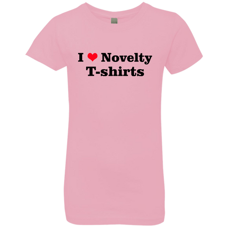 T-Shirts Light Pink / YXS Love Shirts Girls Premium T-Shirt