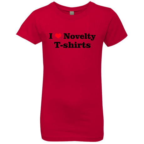 T-Shirts Red / YXS Love Shirts Girls Premium T-Shirt