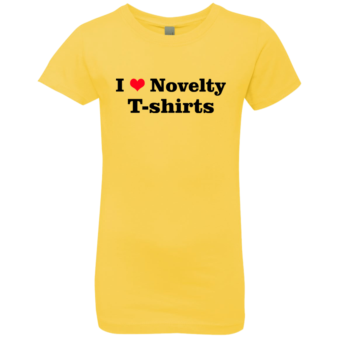 T-Shirts Vibrant Yellow / YXS Love Shirts Girls Premium T-Shirt