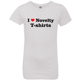 T-Shirts White / YXS Love Shirts Girls Premium T-Shirt
