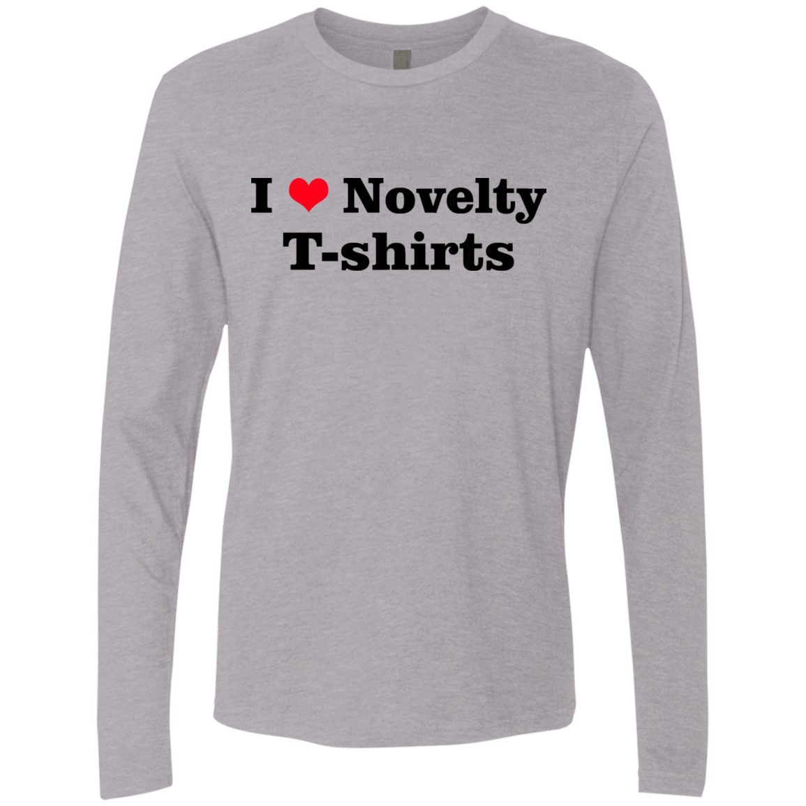 T-Shirts Heather Grey / Small Love Shirts Men's Premium Long Sleeve