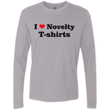 T-Shirts Heather Grey / Small Love Shirts Men's Premium Long Sleeve