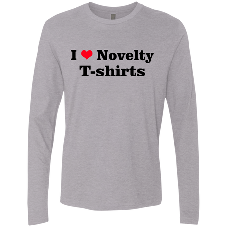 T-Shirts Heather Grey / Small Love Shirts Men's Premium Long Sleeve