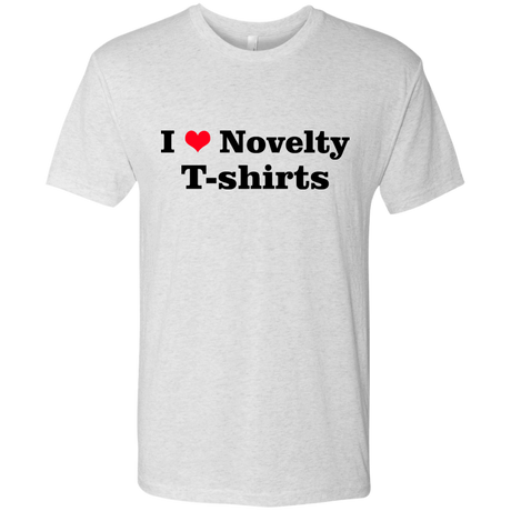 T-Shirts Heather White / Small Love Shirts Men's Triblend T-Shirt
