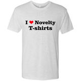 T-Shirts Heather White / Small Love Shirts Men's Triblend T-Shirt