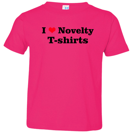 T-Shirts Hot Pink / 2T Love Shirts Toddler Premium T-Shirt