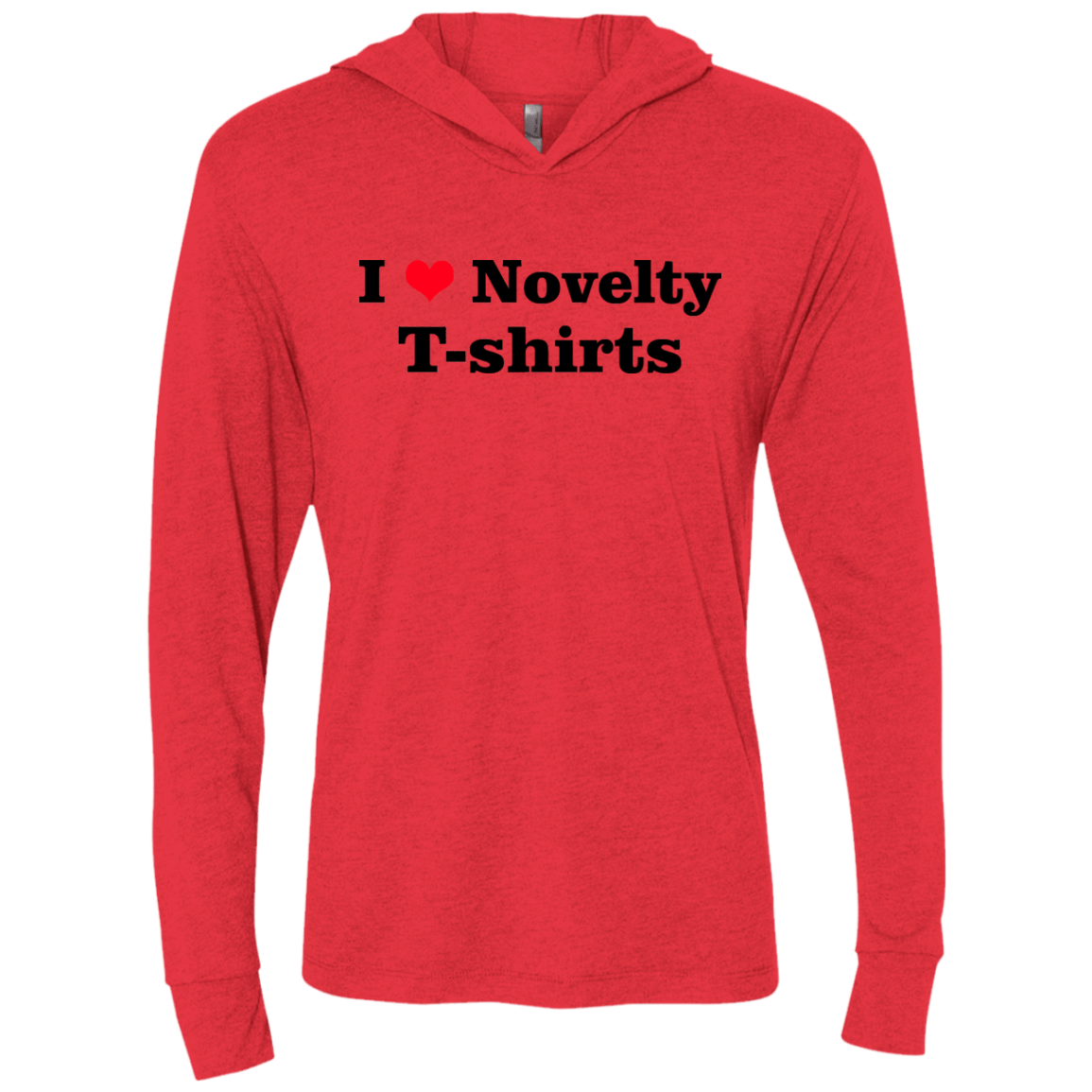 T-Shirts Vintage Red / X-Small Love Shirts Triblend Long Sleeve Hoodie Tee