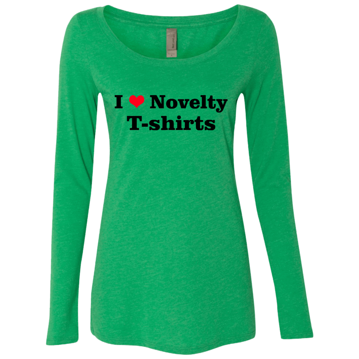 T-Shirts Envy / Small Love Shirts Women's Triblend Long Sleeve Shirt