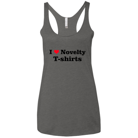 T-Shirts Premium Heather / X-Small Love Shirts Women's Triblend Racerback Tank