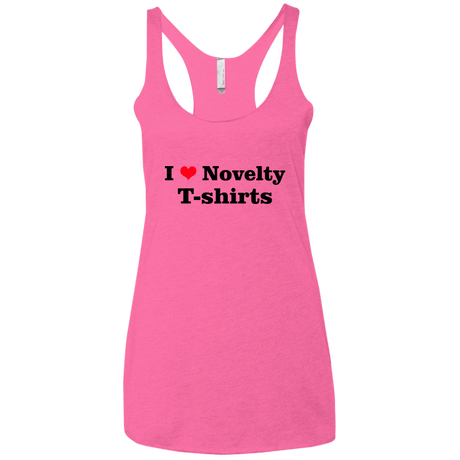 T-Shirts Vintage Pink / X-Small Love Shirts Women's Triblend Racerback Tank
