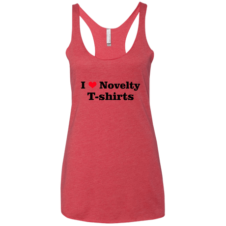 T-Shirts Vintage Red / X-Small Love Shirts Women's Triblend Racerback Tank
