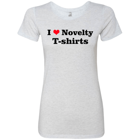 T-Shirts Heather White / Small Love Shirts Women's Triblend T-Shirt