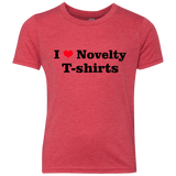 T-Shirts Vintage Red / YXS Love Shirts Youth Triblend T-Shirt