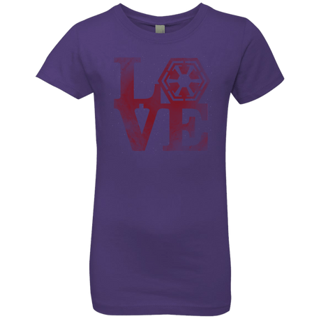 T-Shirts Purple Rush / YXS LOVE Sith Girls Premium T-Shirt