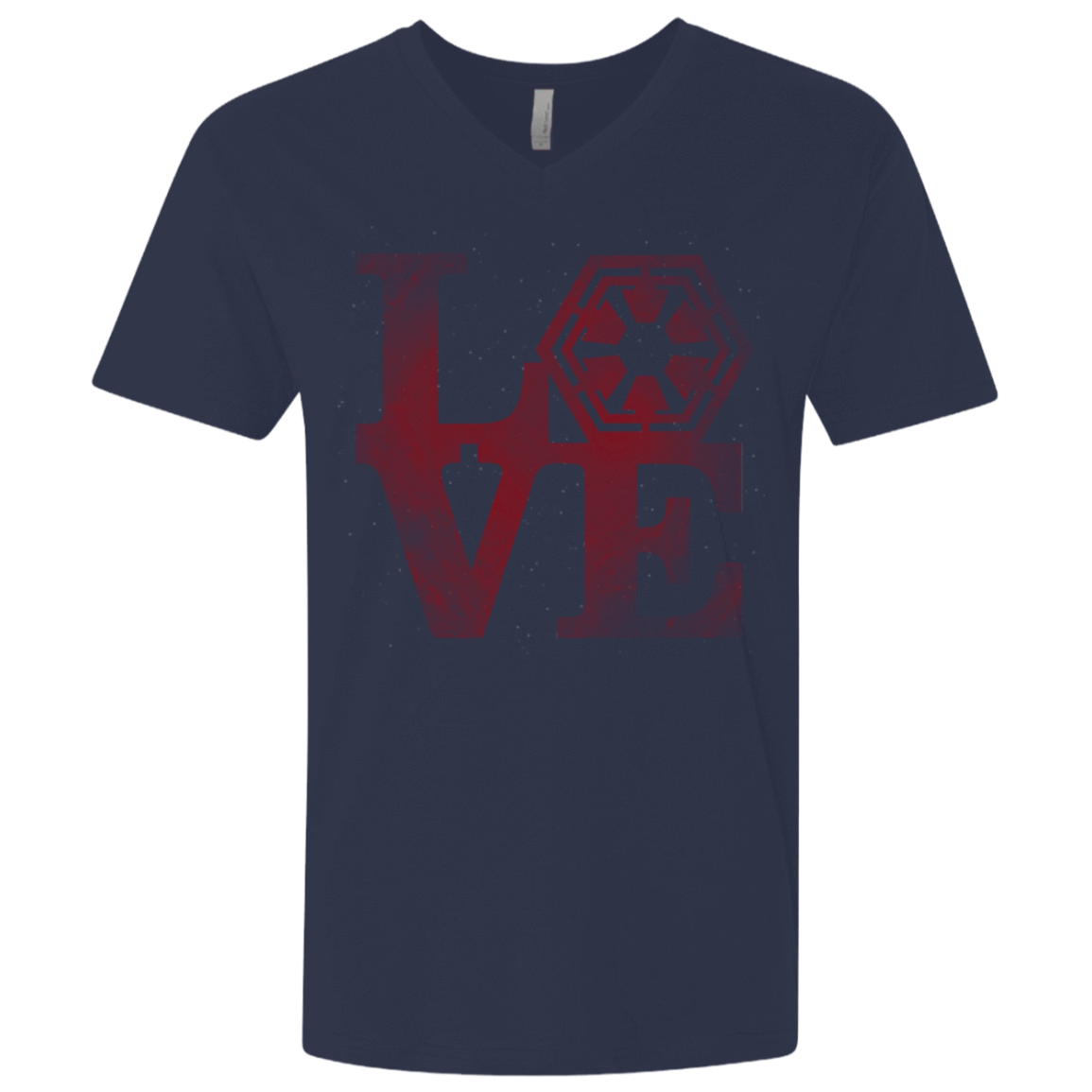 T-Shirts Midnight Navy / X-Small LOVE Sith Men's Premium V-Neck