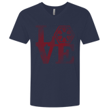 T-Shirts Midnight Navy / X-Small LOVE Sith Men's Premium V-Neck